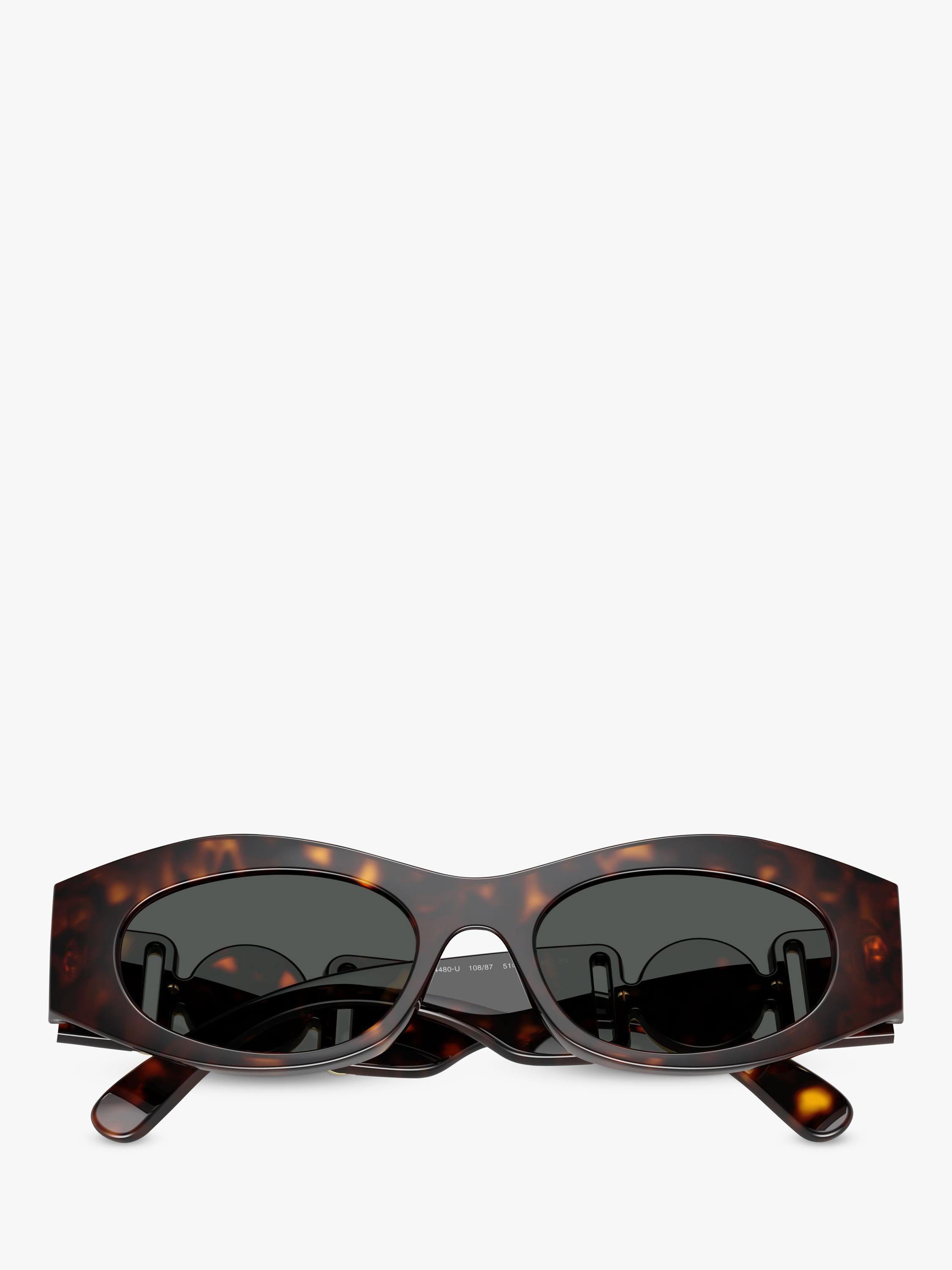Versace oval sunglasses brown frame 51mm lens width, imported from the UK