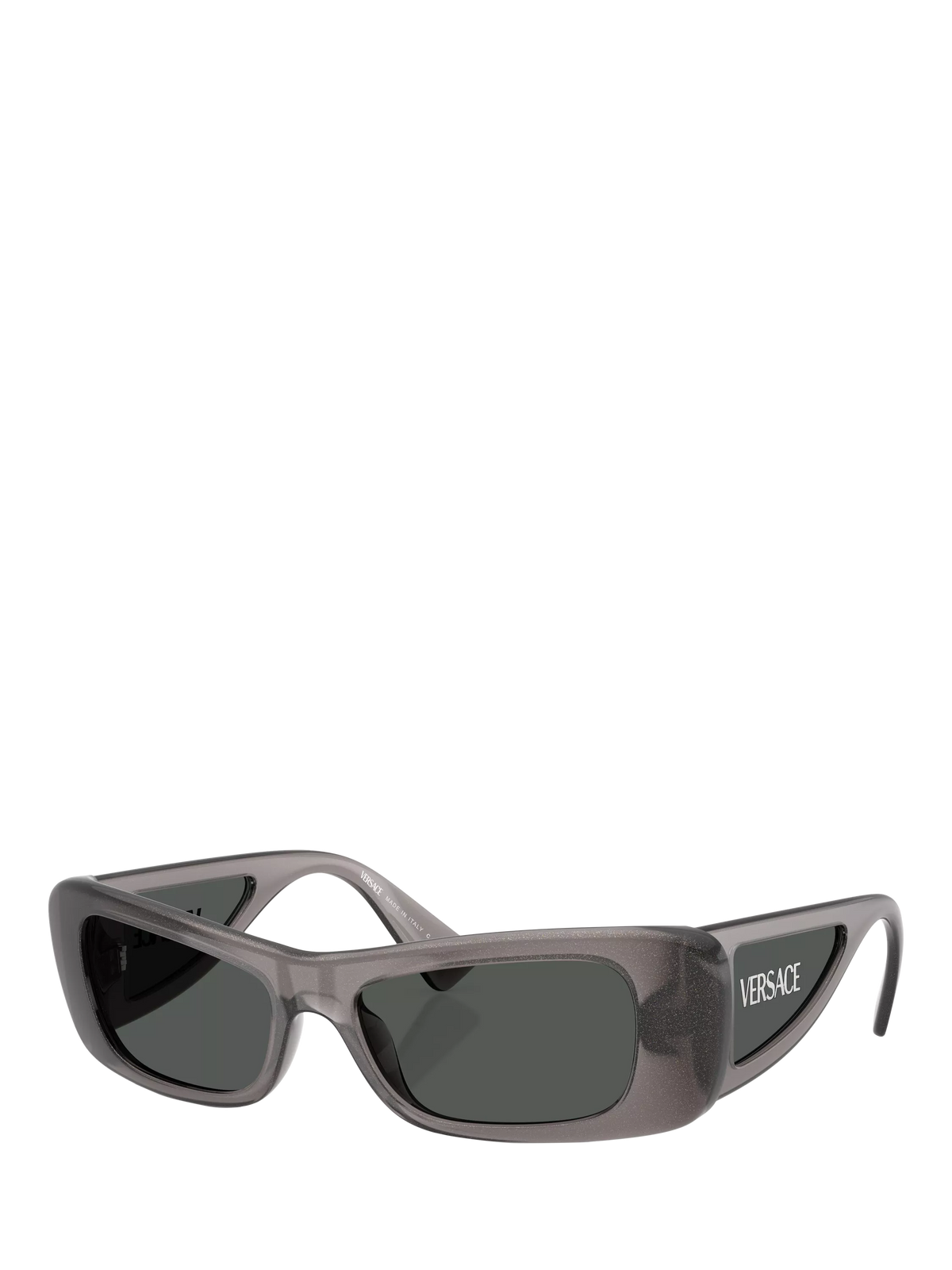 Versace rectangular sunglasses grey polyamide lenses (British brand)