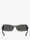 Versace rectangular sunglasses grey polyamide lenses (British brand)