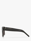 Yves Saint Laurent women's square sunglasses black dark pink 54mm - British product