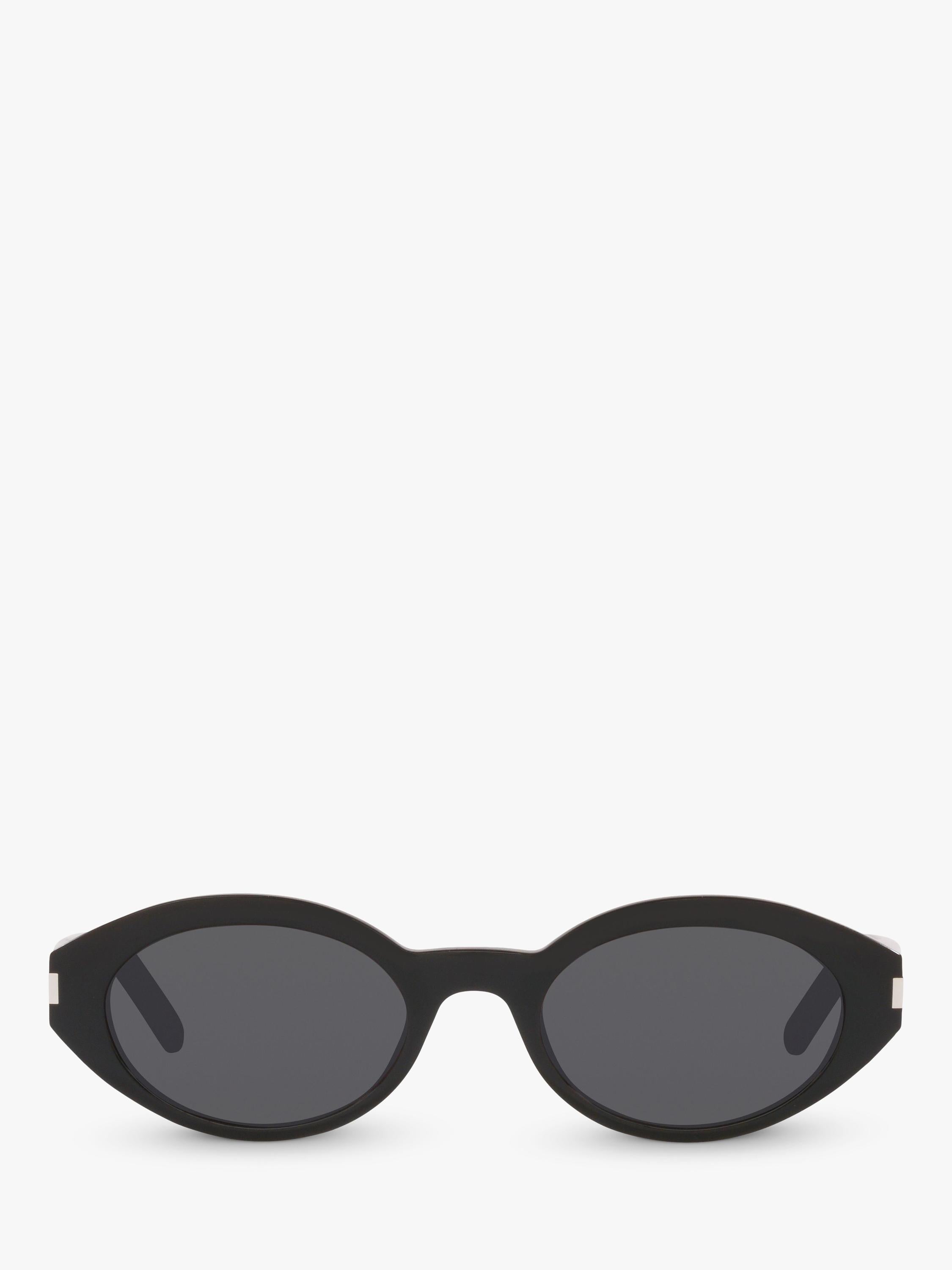Yves Saint Laurent oval sunglasses with polyamide lenses and acetate frame - British product