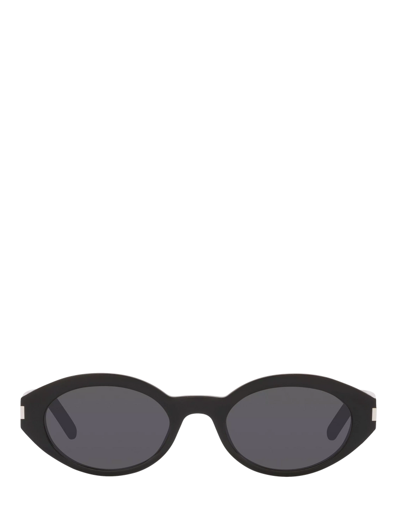 Yves Saint Laurent oval sunglasses with polyamide lenses and acetate frame - British product