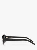 Yves Saint Laurent oval sunglasses with polyamide lenses and acetate frame - British product