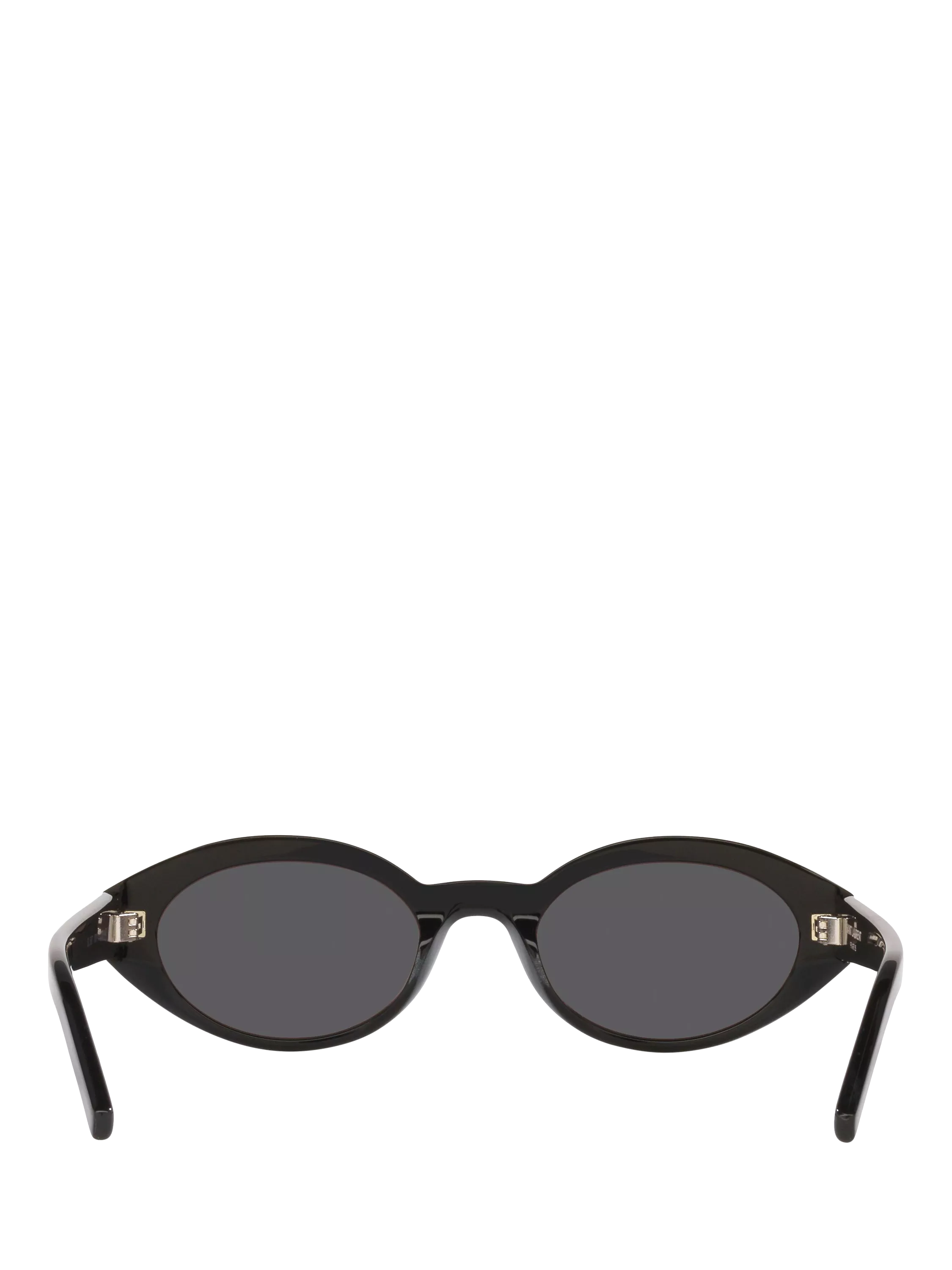Yves Saint Laurent oval sunglasses with polyamide lenses and acetate frame - British product
