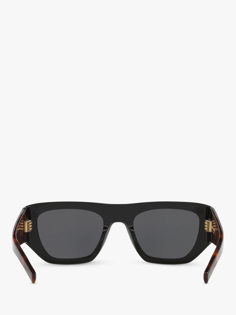 Yves Saint Laurent square sunglasses black 52mm, imported from the UK