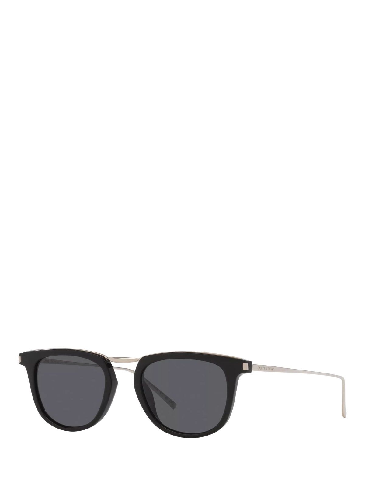 Yves Saint Laurent ovale Sonnenbrille schwarzer Rahmen 50mm Glasbreite - Britisches Produkt