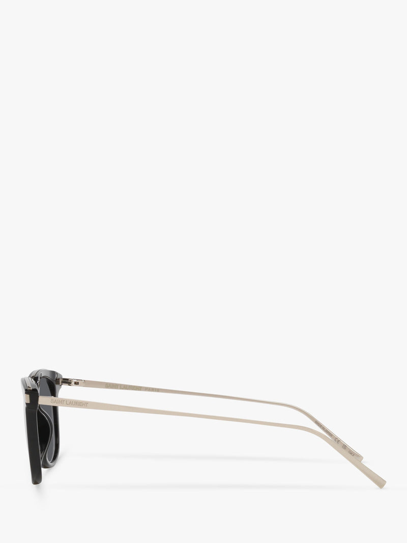 Yves Saint Laurent ovale Sonnenbrille schwarzer Rahmen 50mm Glasbreite - Britisches Produkt