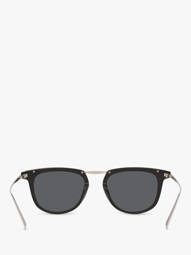 Yves Saint Laurent ovale Sonnenbrille schwarzer Rahmen 50mm Glasbreite - Britisches Produkt