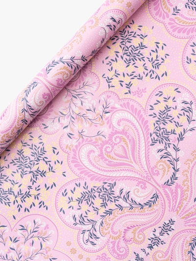 Dekoratives Filigran-Geschenkpapier mit Paisley-Druck, 3m Länge
