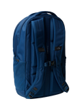 The North Face Vault backpack in blue and white, imported from the UK