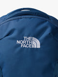 The North Face Vault backpack in blue and white, imported from the UK