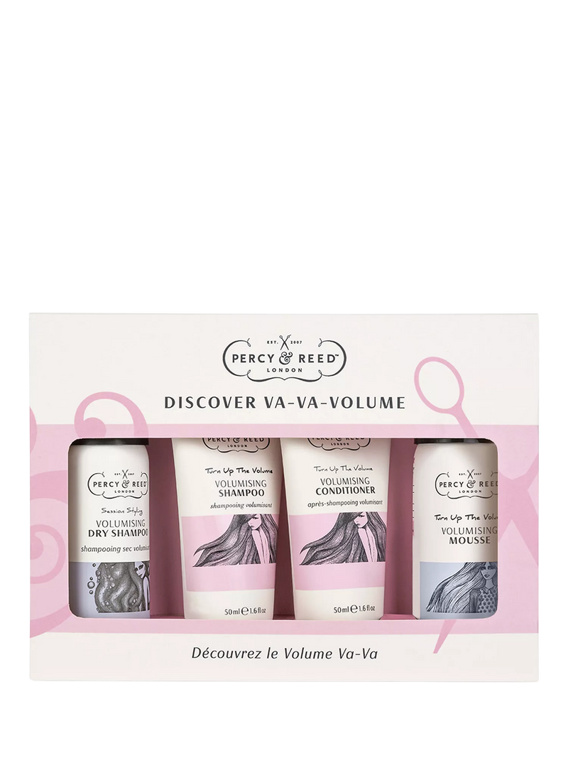 Percy & Reed Va-Va-Volume haircare gift set - British product