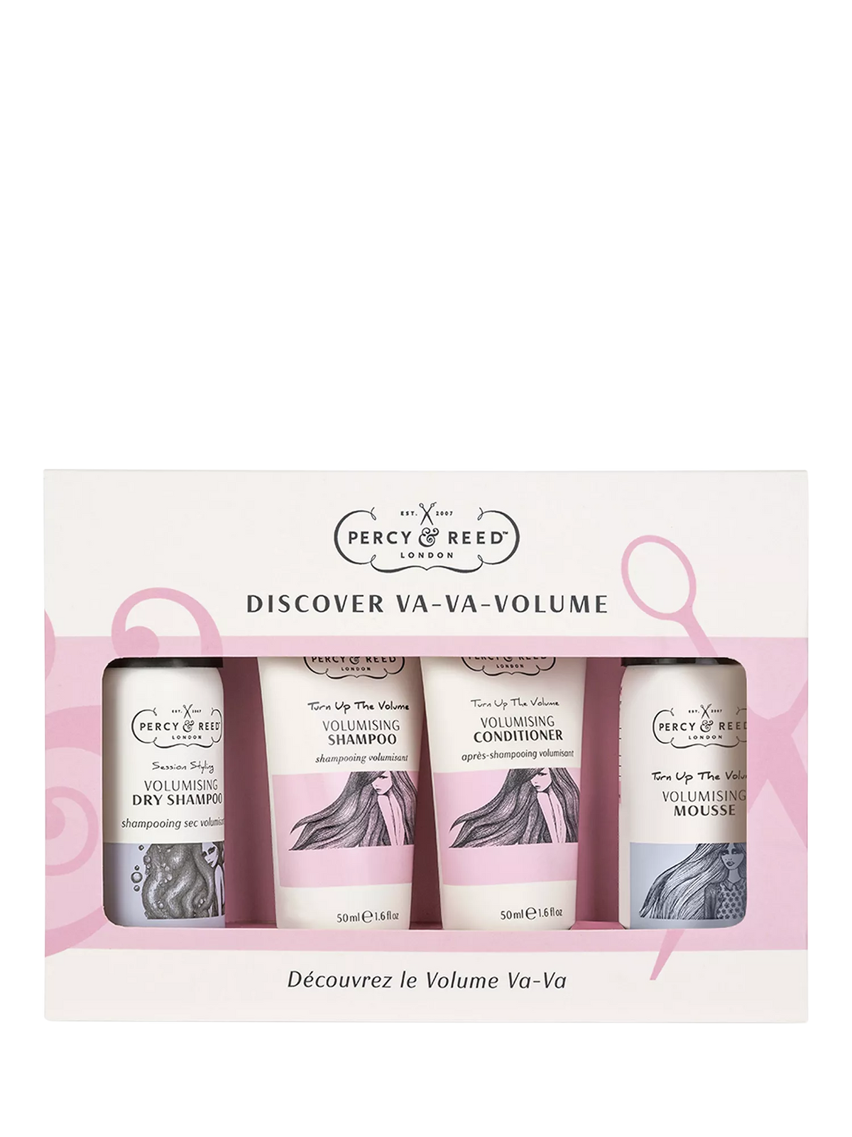 Percy & Reed Va-Va-Volume haircare gift set - British product