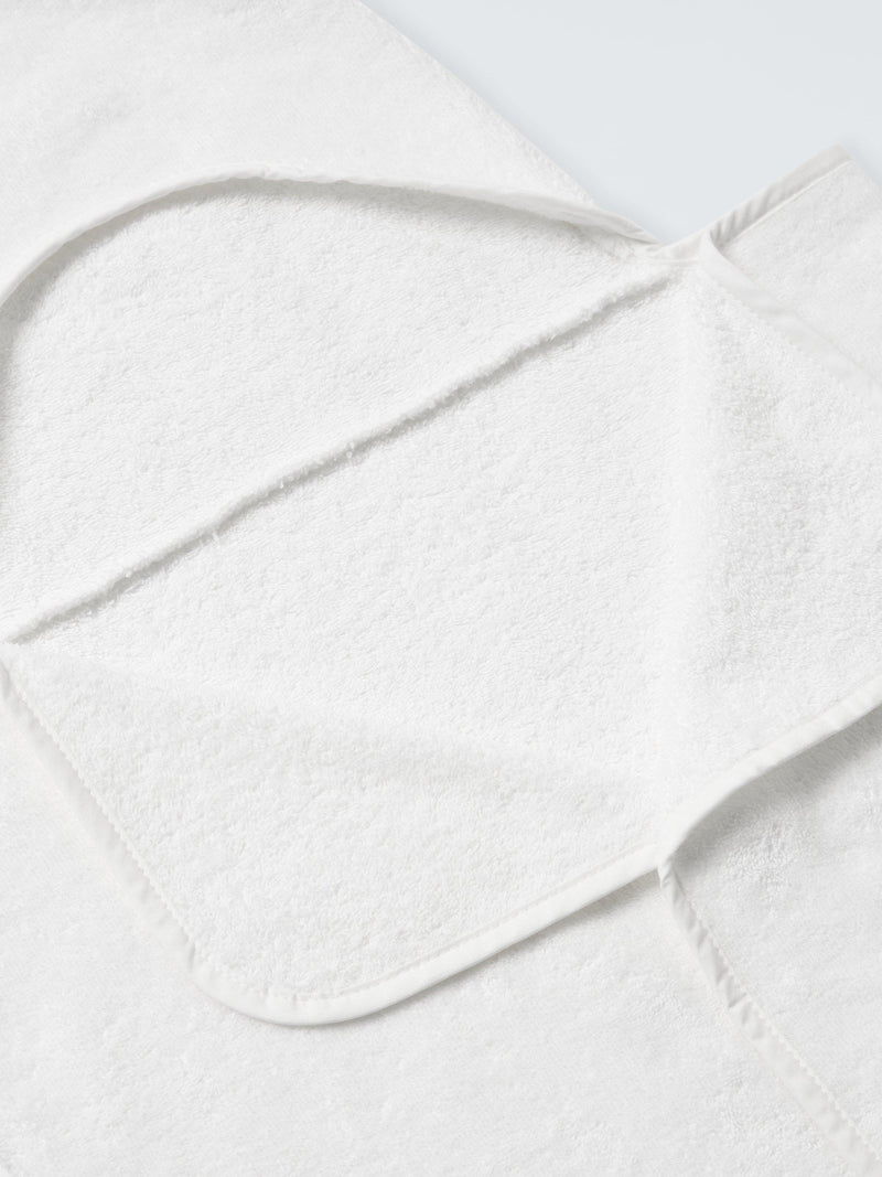 John Lewis white hooded baby towels pack of 2 (British brand)