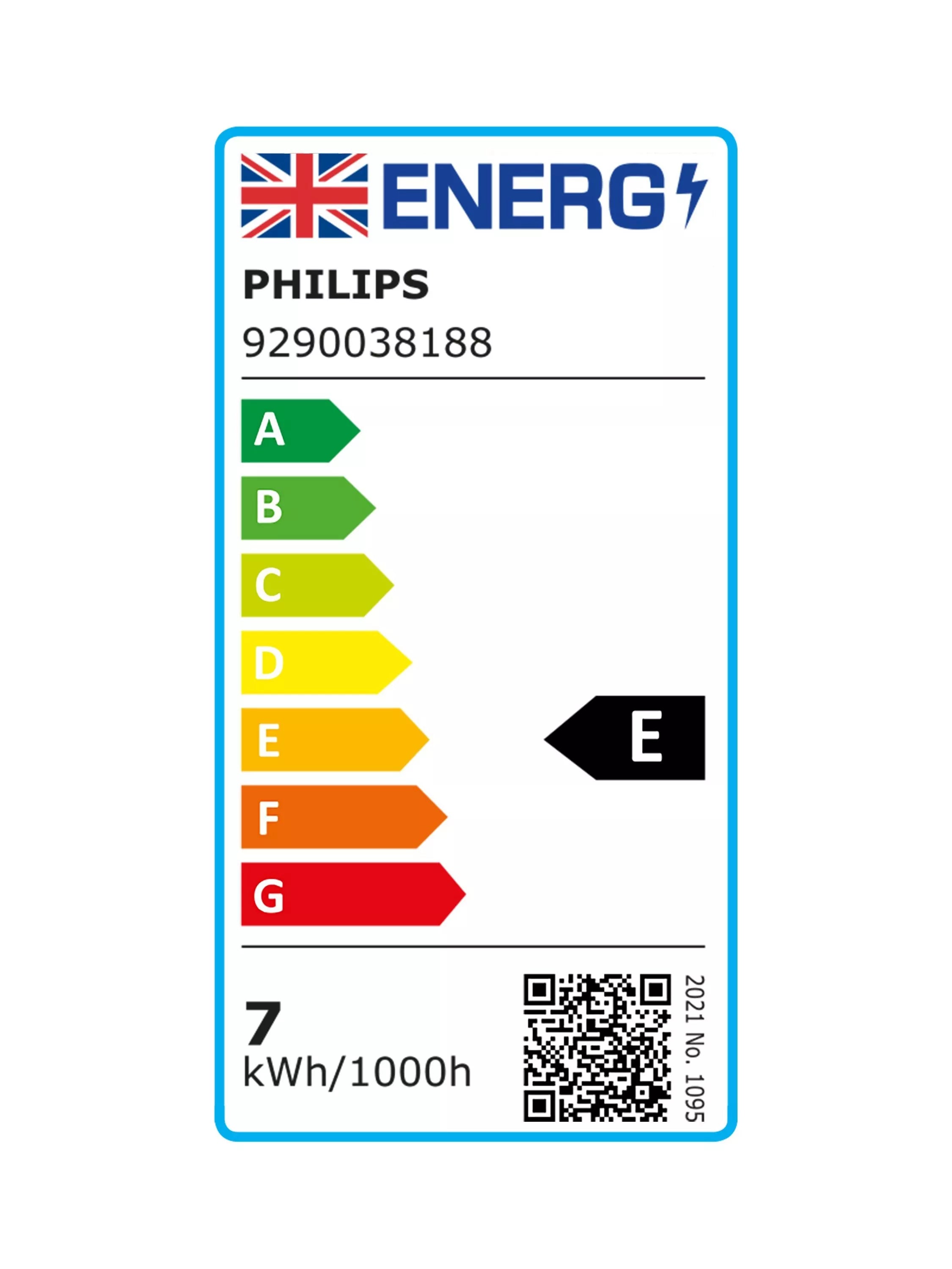 Philips 60W LED classic bulb 6 pack B22, imported from the UK