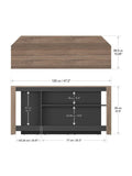 AVF Calibre Alto TV stand for 60-inch TVs, imported from the UK