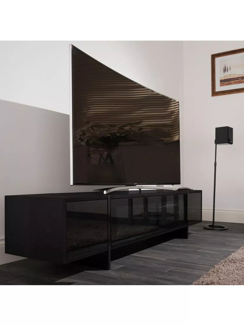AVF Edge ED160 black TV stand for 80 inch TVs (British brand)