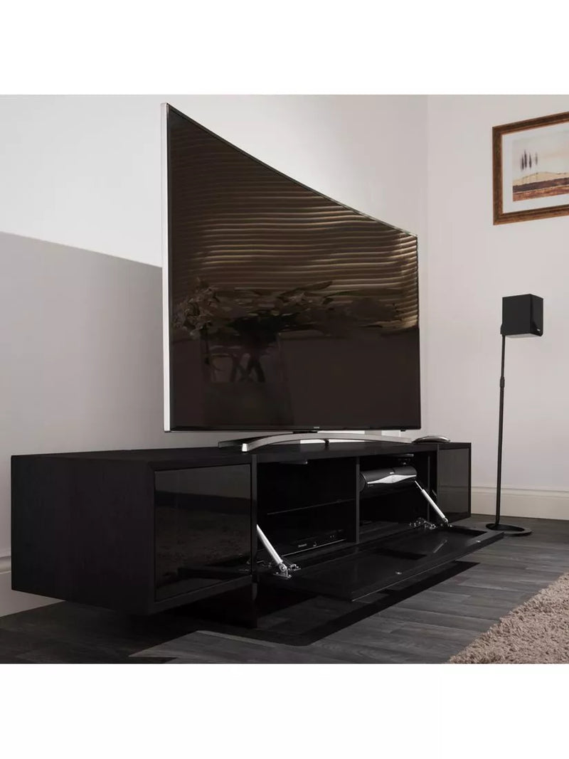 AVF Edge ED160 black TV stand for 80 inch TVs (British brand)