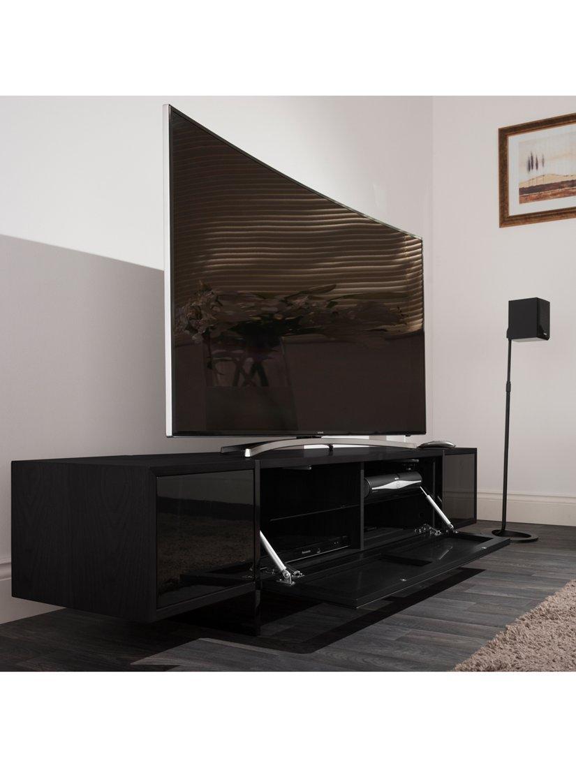 AVF Edge ED160 black TV stand for 80 inch TVs (British brand)