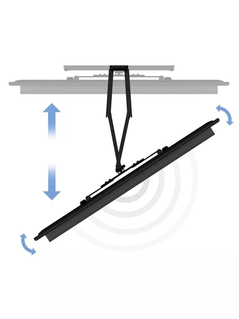 AVF AK100B soundbar mount kit black - British product