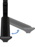 AVF AK100B soundbar mount kit black - British product