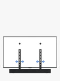 AVF YAK90 universal soundbar mounting kit black - British product