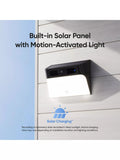 eufy S120 solar wall light security camera black - British product