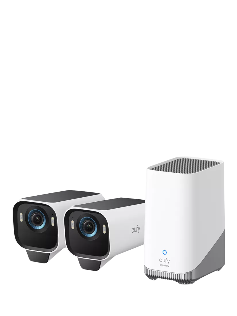 eufy eufyCam S3 Pro 4K security camera with solar panel - British product