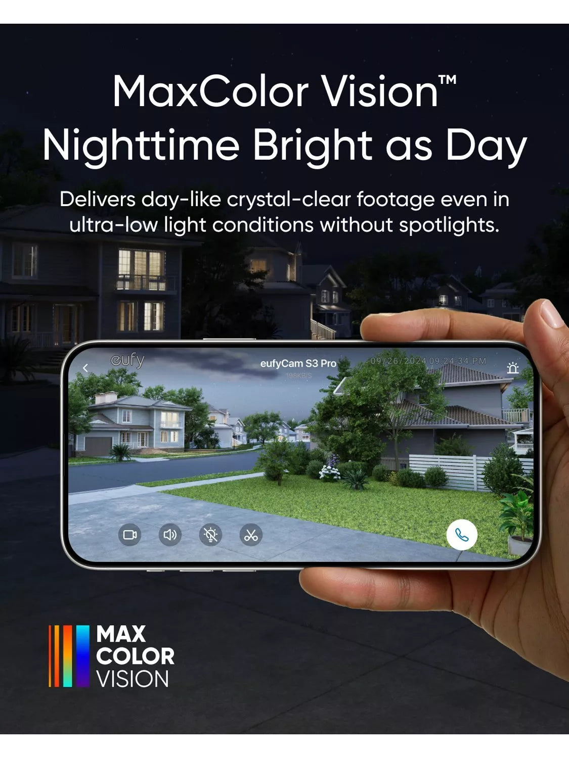eufy eufyCam S3 Pro 4K security camera with solar panel - British product