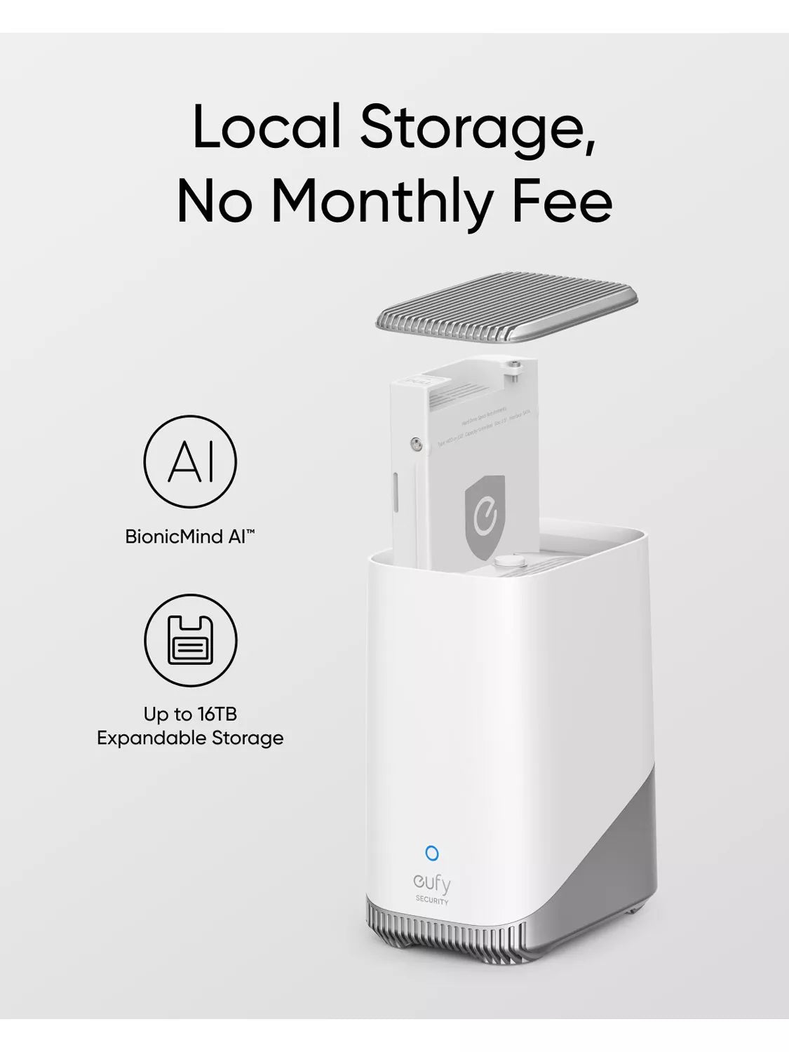 eufy eufyCam S3 Pro 4K security camera with solar panel - British product