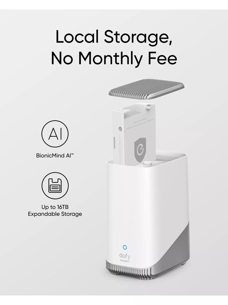 eufy eufyCam S3 Pro 4K security camera with solar panel - British product