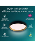 Philips SceneSwitch Hanno LED ceiling light 24W 38.4cm, imported from the UK