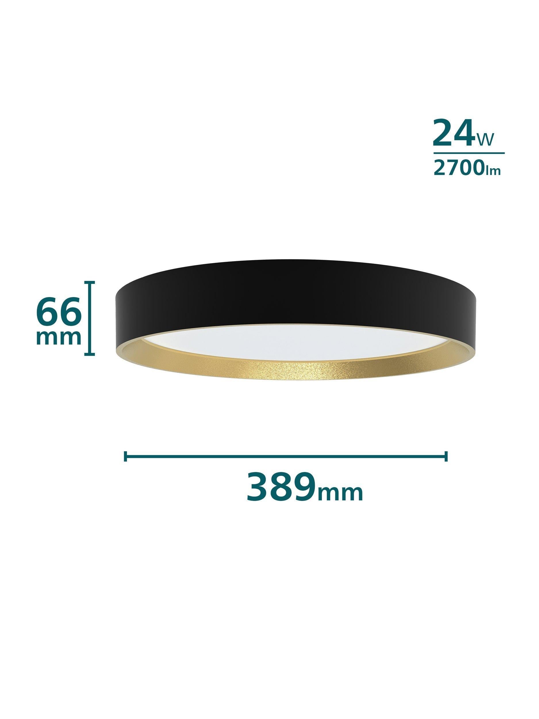 Philips SceneSwitch Hanno LED ceiling light 24W 38.4cm, imported from the UK