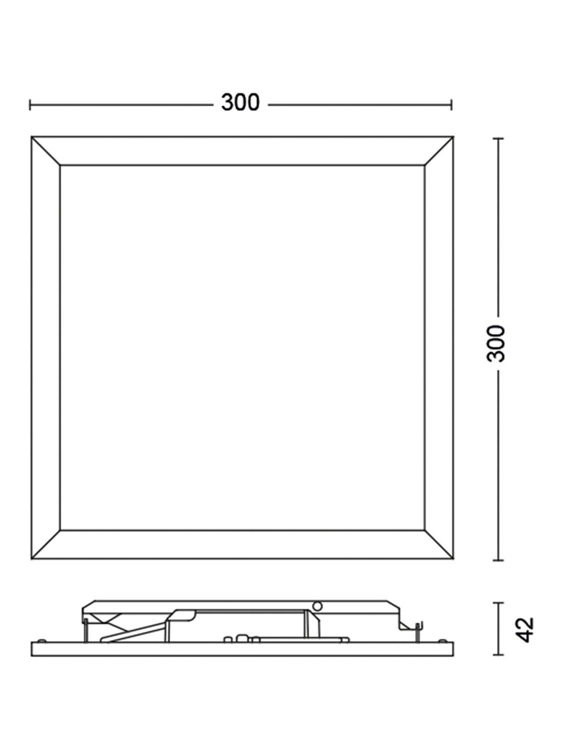 Philips SceneSwitch square ceiling light 12W, UK version