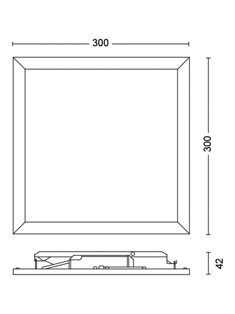 Philips SceneSwitch square ceiling light 12W, UK version