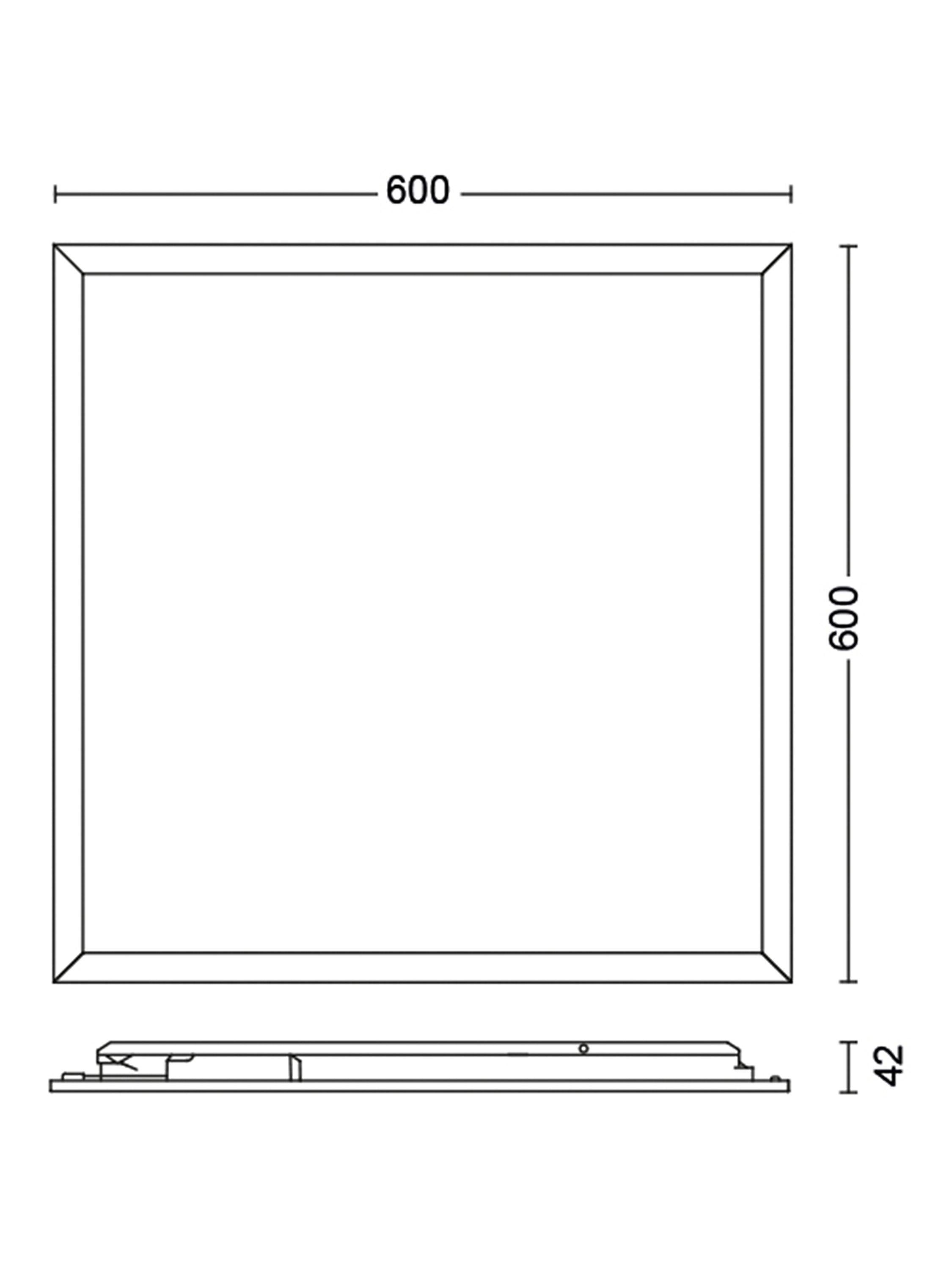 Philips SceneSwitch LED ceiling light 36W square white - British product