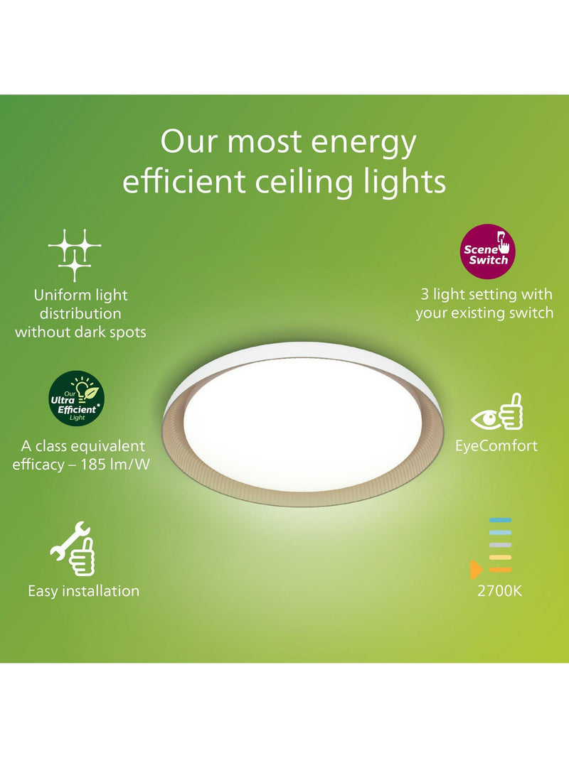 Philips SceneSwitch ceiling light 10W white 32cm (British brand)