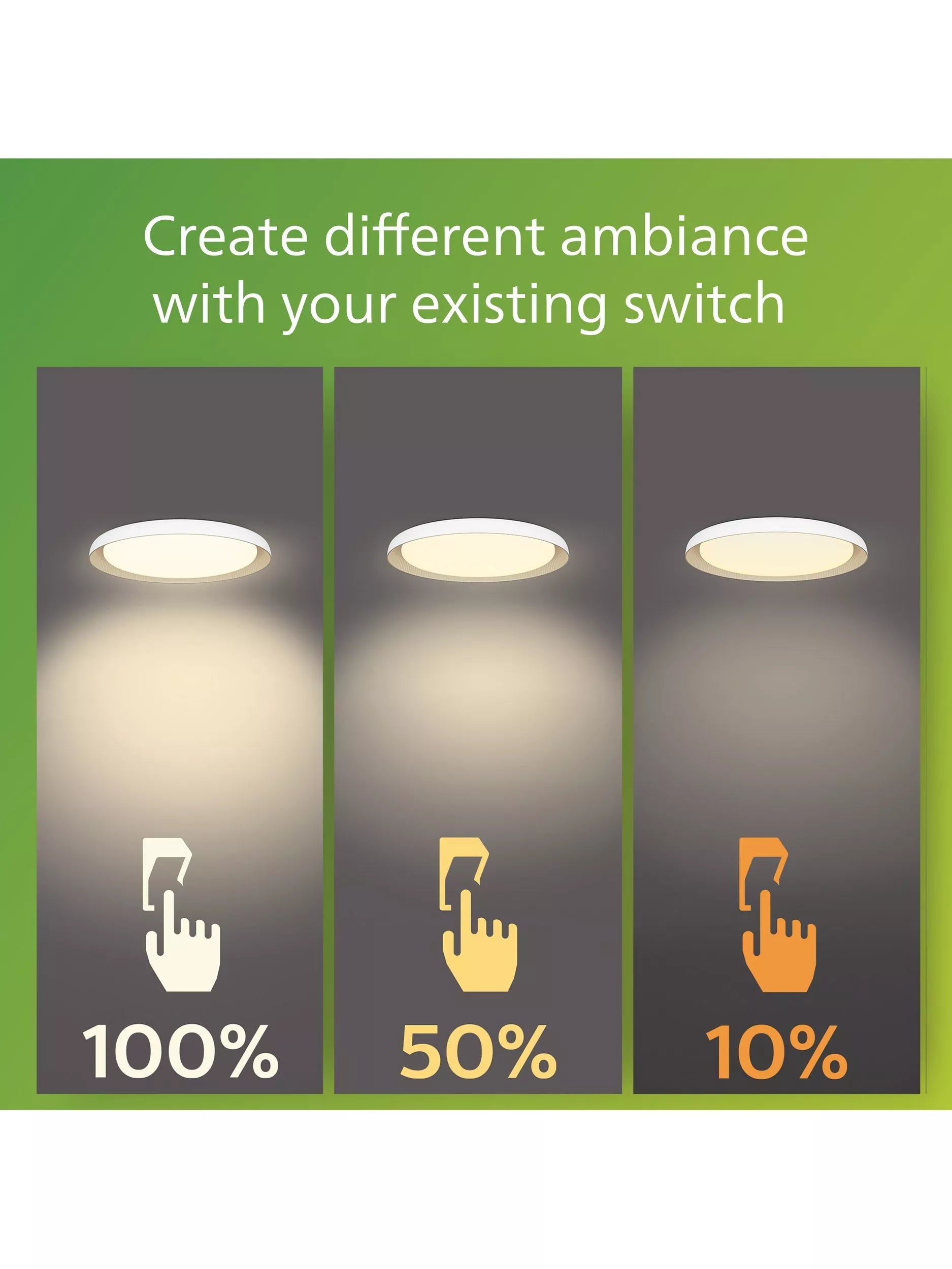 Philips SceneSwitch ceiling light 10W white 32cm (British brand)