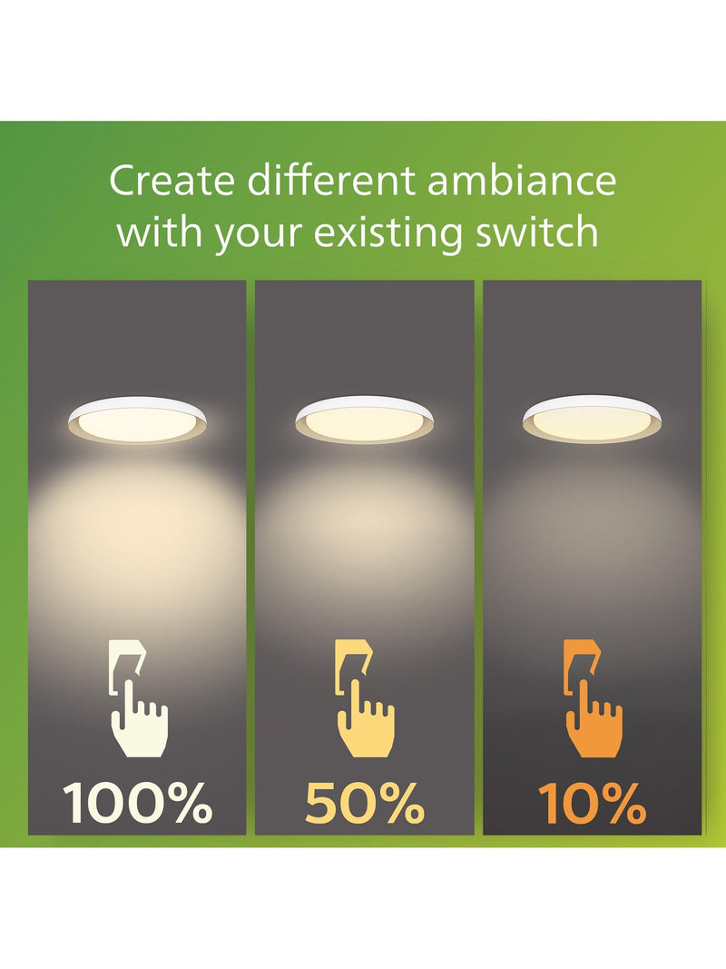 Philips SceneSwitch ceiling light 10W white 32cm (British brand)