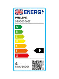 Philips Star Bar dimmable LED spotlight black 4.5W, imported from the UK