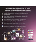 Philips Hue smart bedside lamp white, UK version