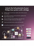 Philips Hue smart bedside lamp white, UK version