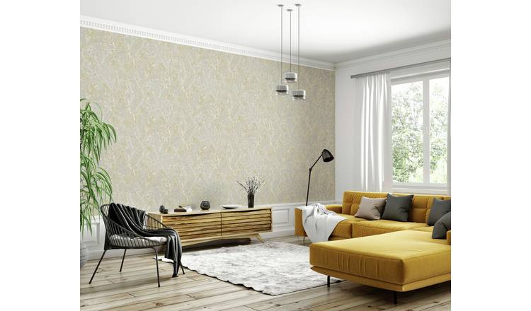 Arthouse Marble Patina Gold wallpaper 53cm x 1005m roll - British product