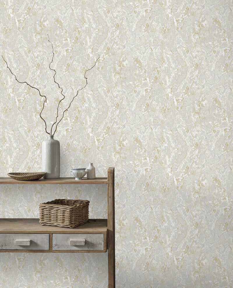 Arthouse Marble Patina Gold wallpaper 53cm x 1005m roll - British product
