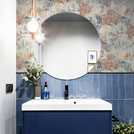 Arthouse Abstract Texture Copper/Navy wallpaper 53cm x 1005m roll - British product