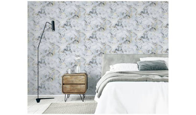 Argos Arthouse Bahia Marble Mono Gold Wallpaper 53cm x 1005m Roll- Buy online at McGrocer