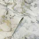 Arthouse Bahia Marble Mono Gold wallpaper 53cm x 1005m roll - British product