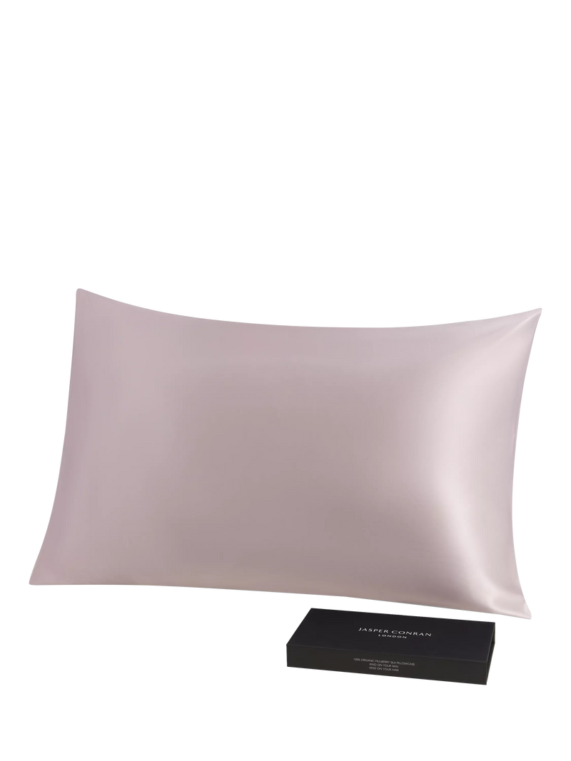 Jasper Conran London Organic Mulberry Silk Standard Pillowcase