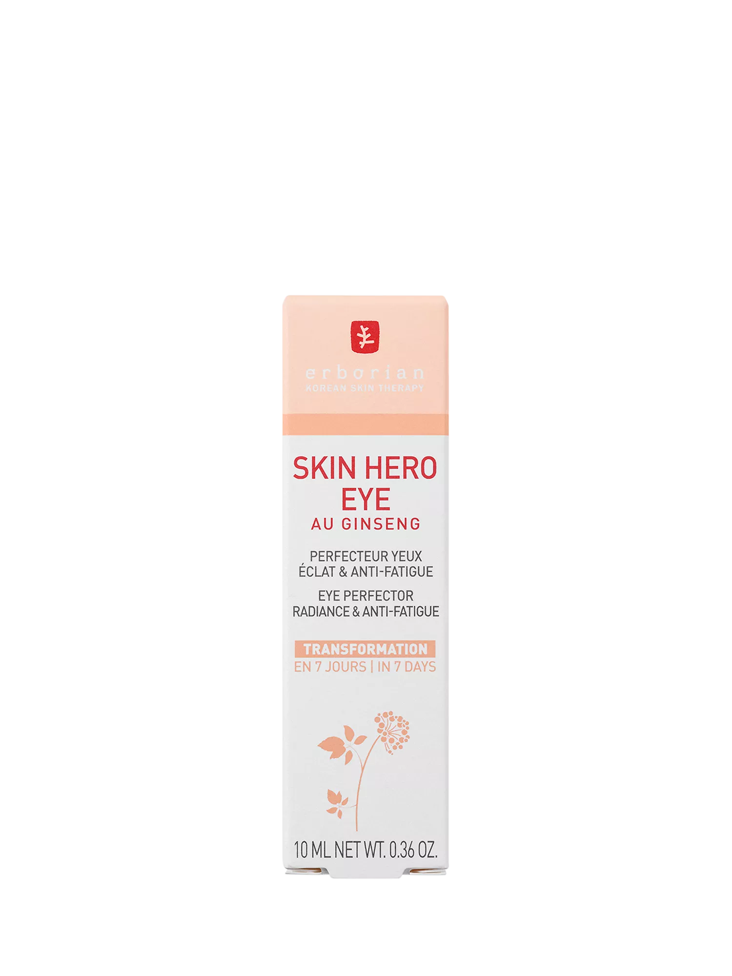 Erborian Skin Hero Eye non-tinted eye cream 10ml - British product