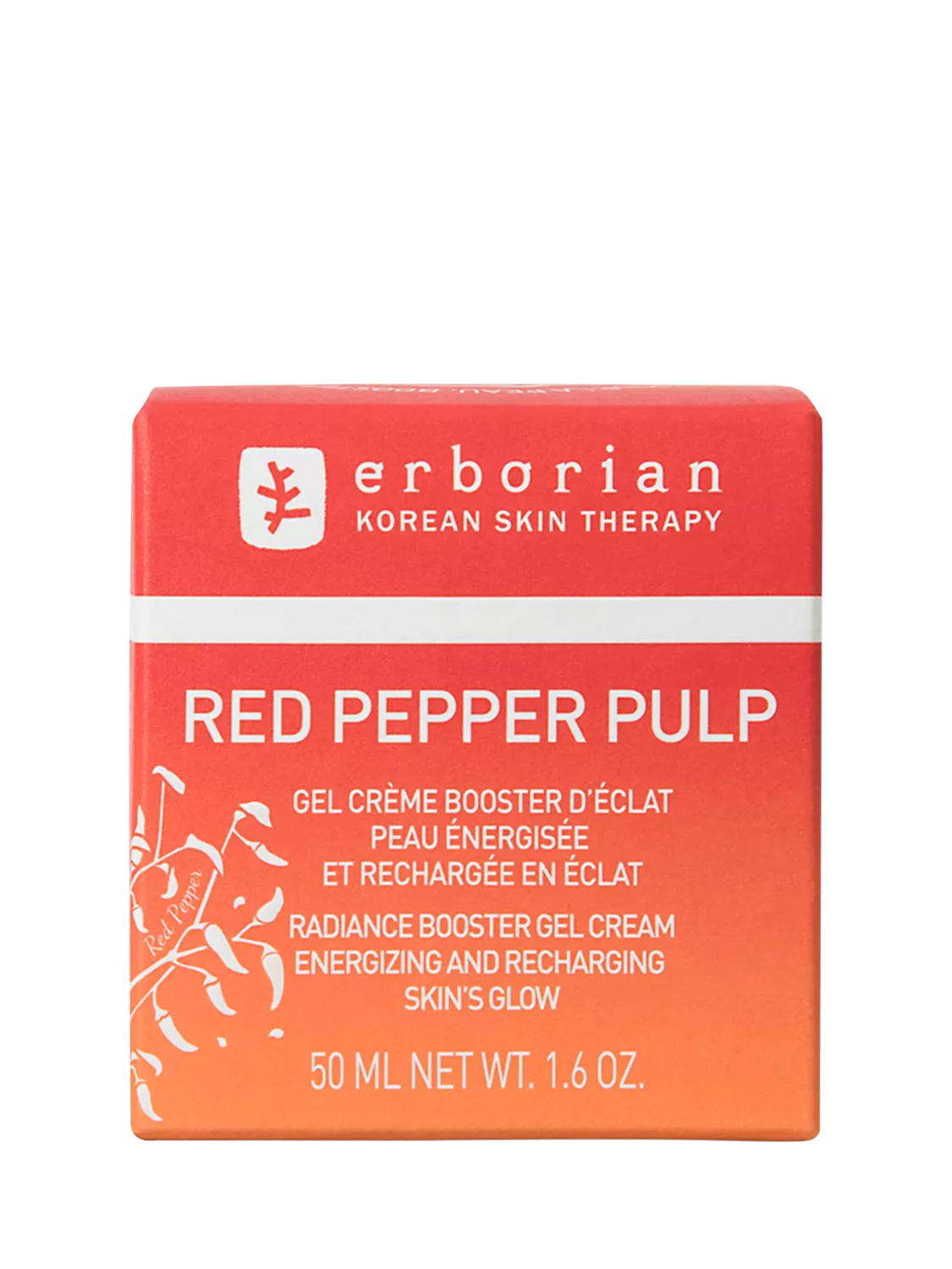 Erborian Red Pepper Pulp Moisturiser 50ml - British product
